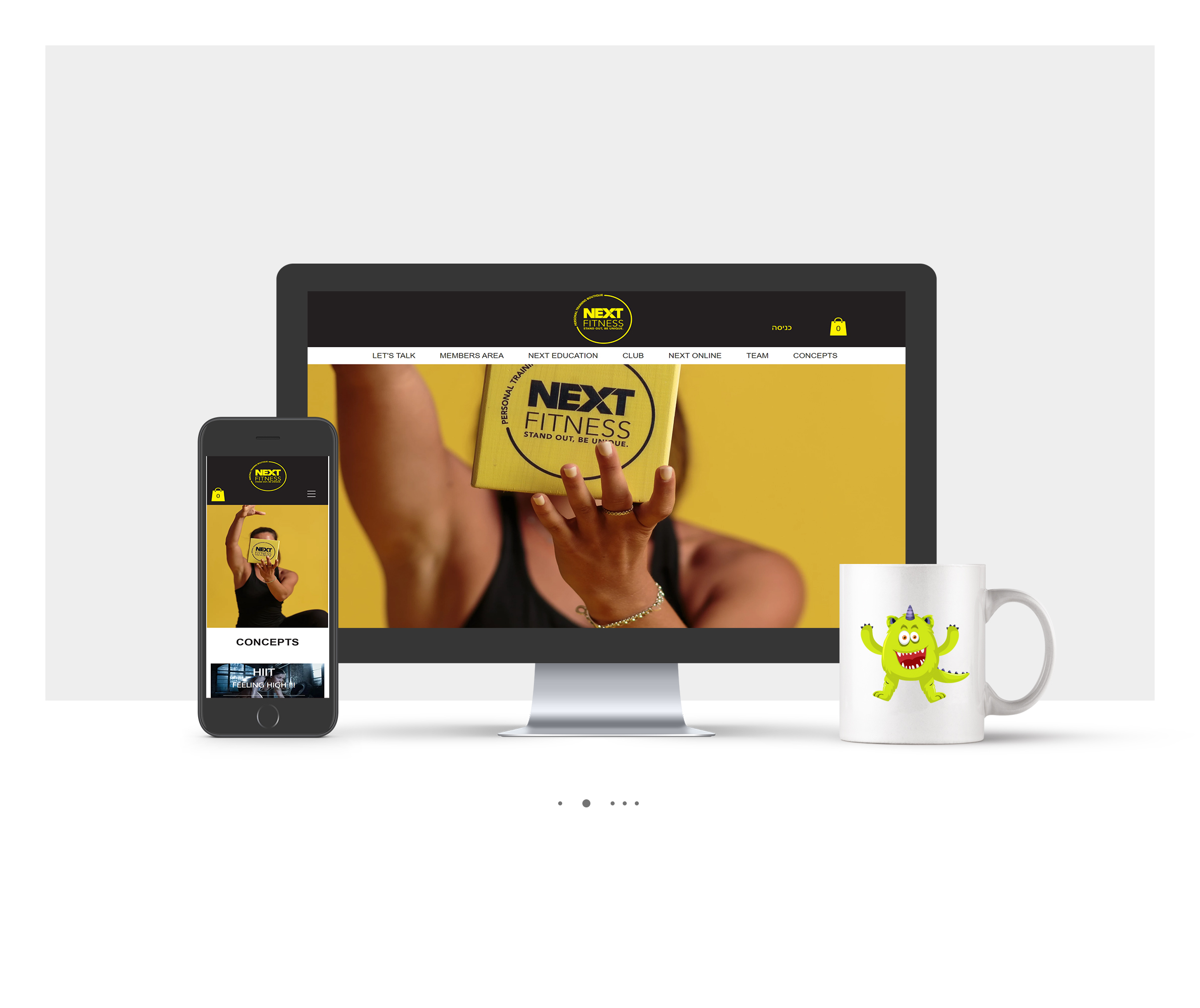 Next Fitness Fitness gym with online booking, members area and ...