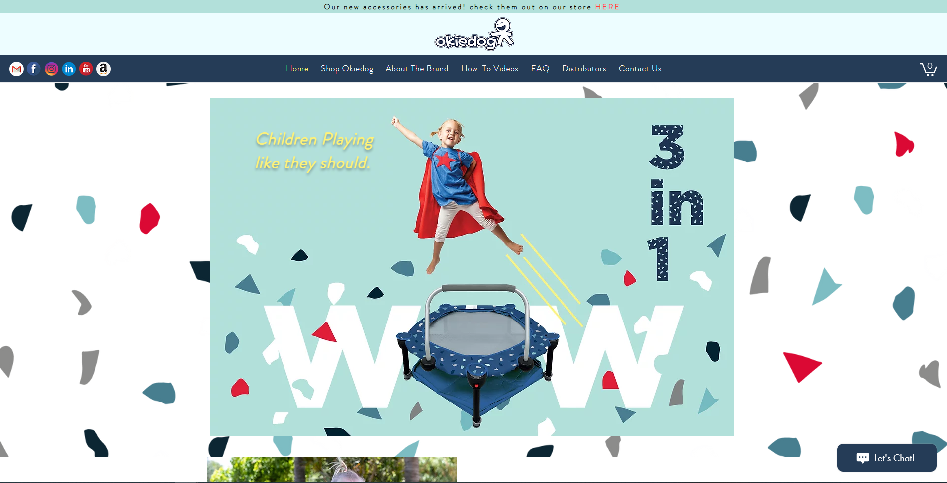 Okiedog Trampoline OKIEDOG™ 3 in 1 Trampoline is a true multipurpose ...