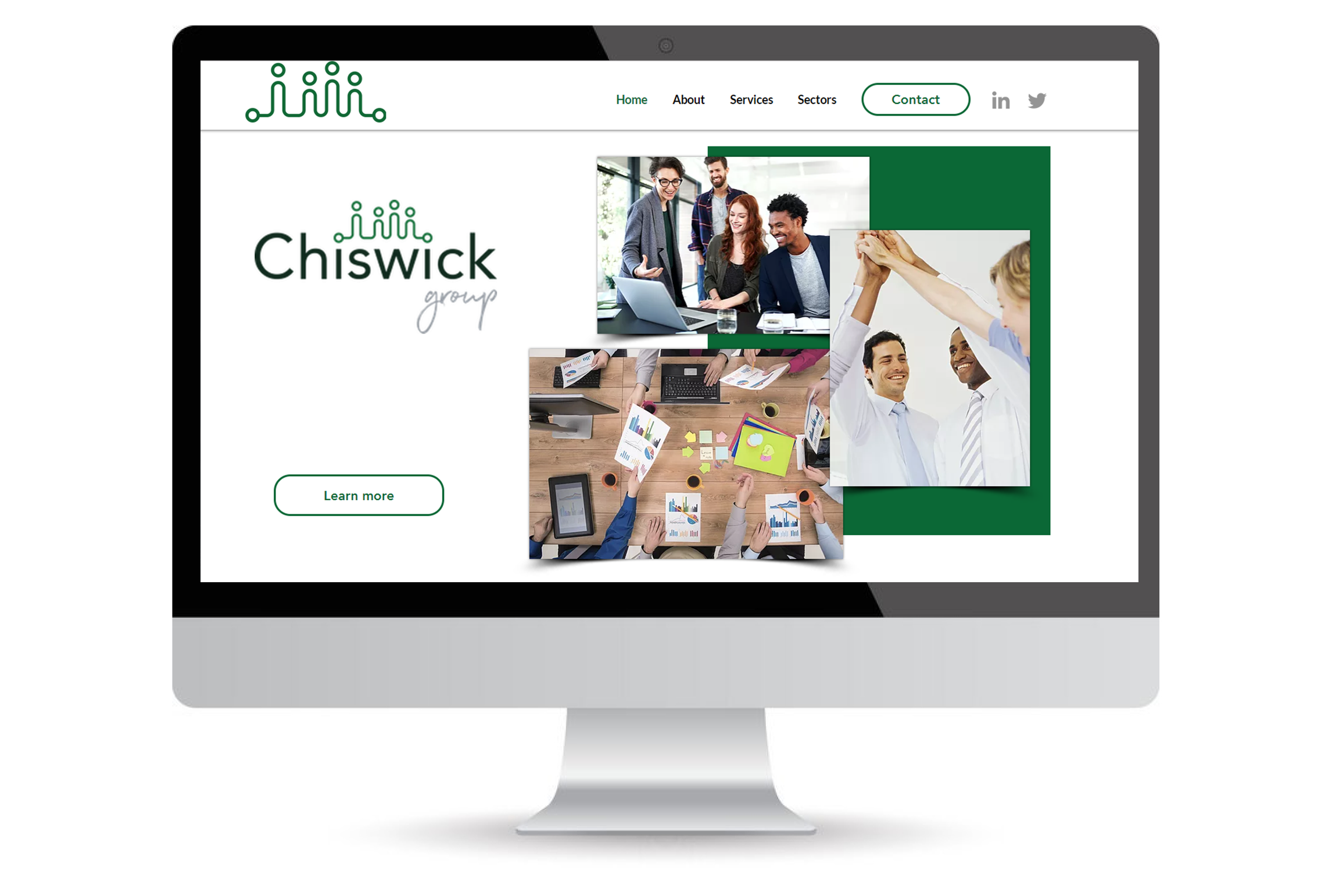 Human Resources Services Website Professional responsive website for HR company inc...