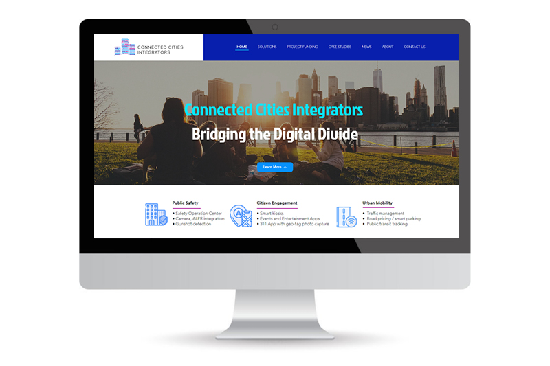 Connected Cities Integrators Website Full Branding & Web design services for IT company...