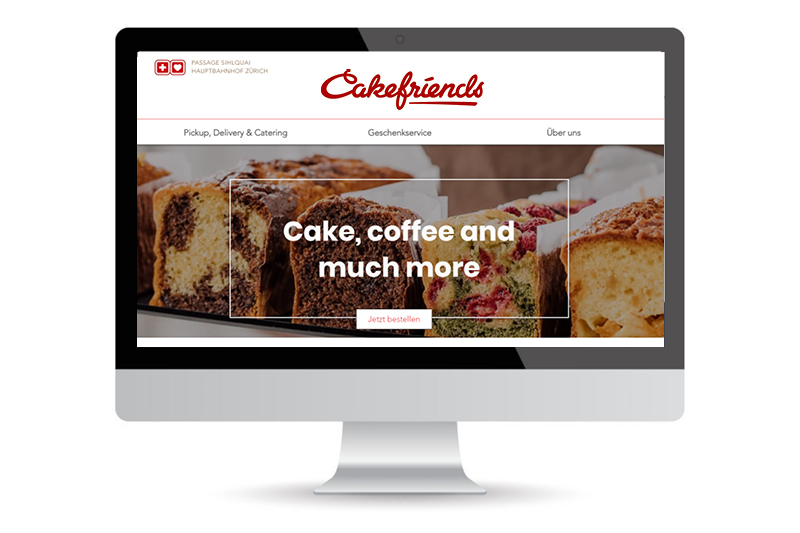 Cakefriends - Online Food Delivery Website Design a professional website on Wix including onl...