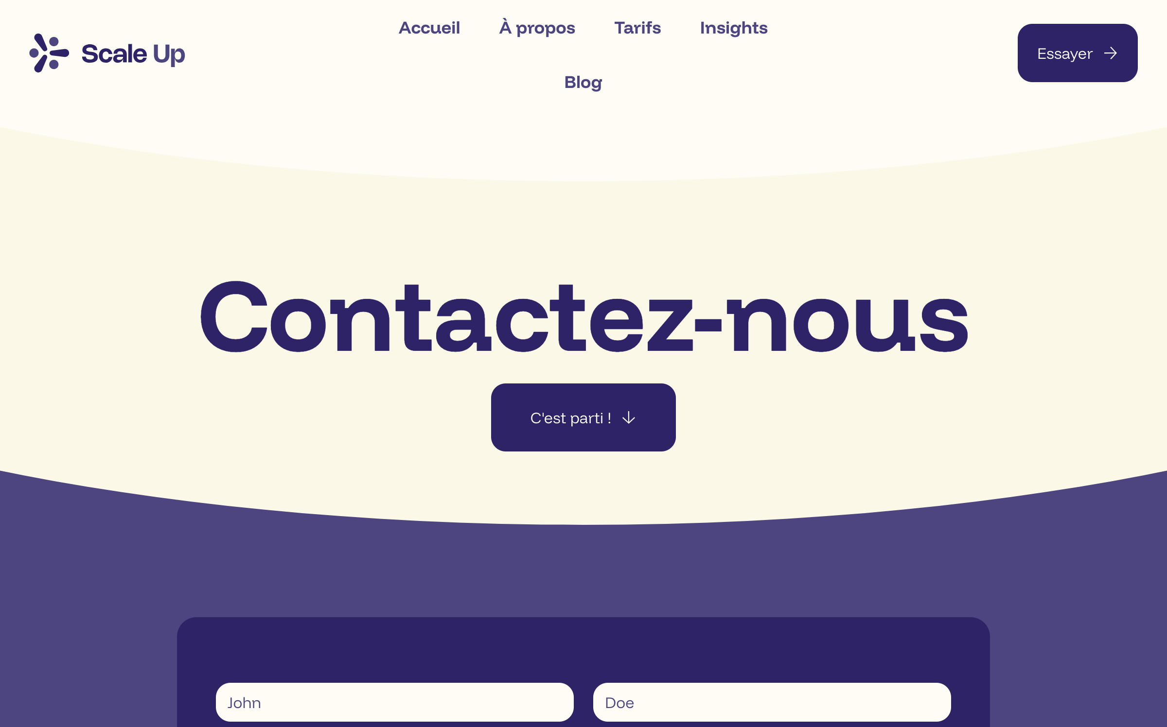 Contact Scale Up