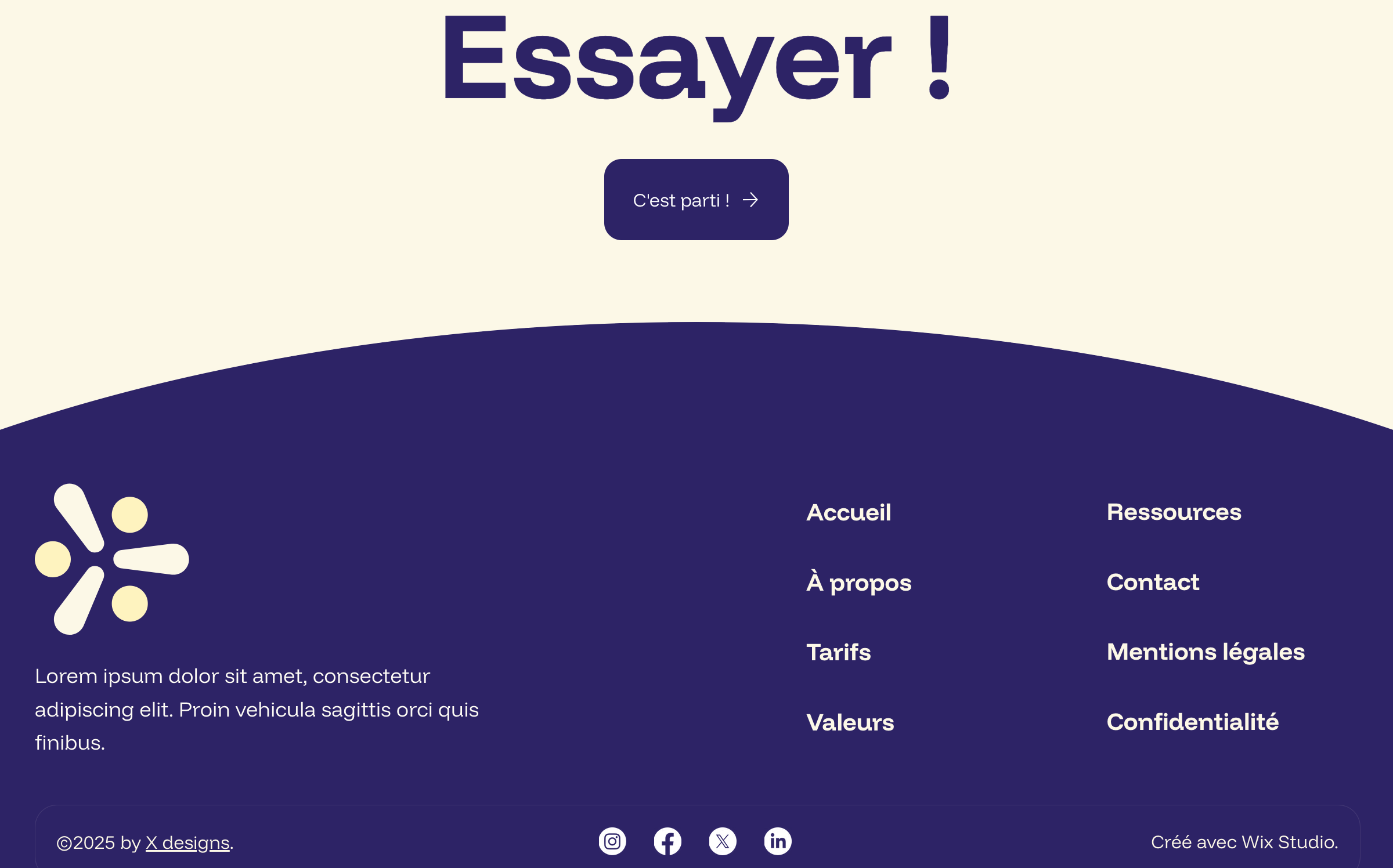 Footer Scale Up