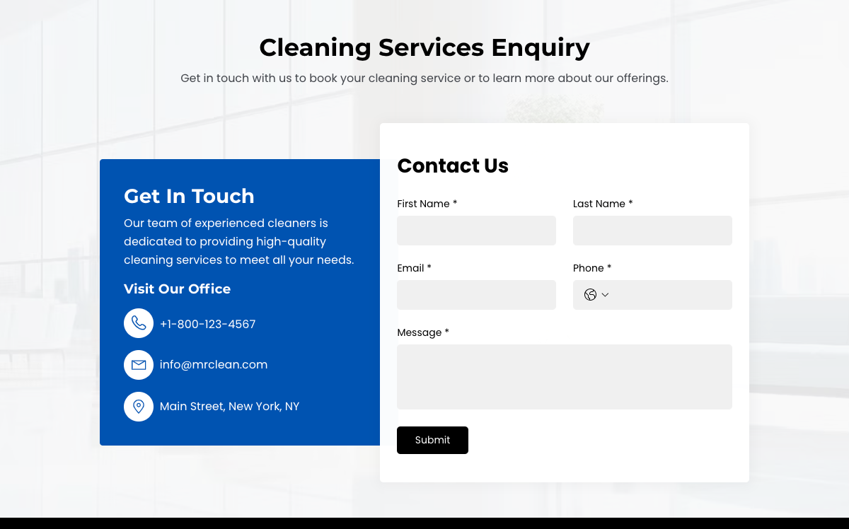 Enquiry