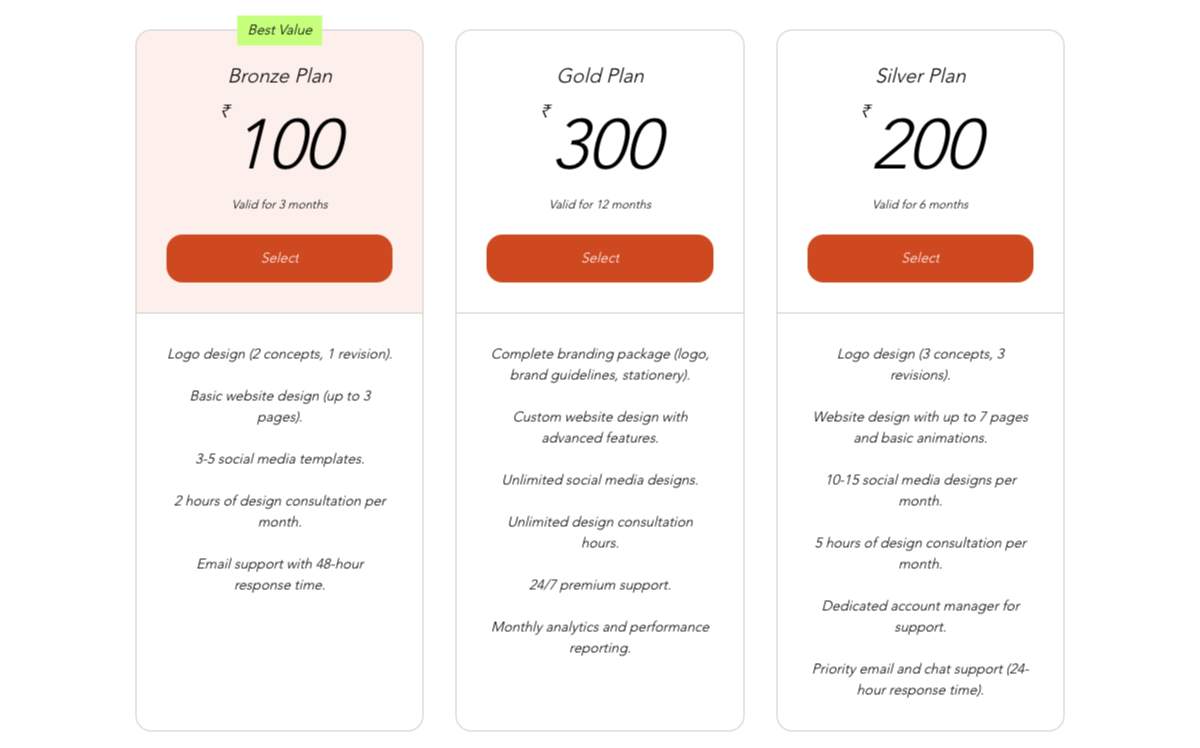 Pricing
