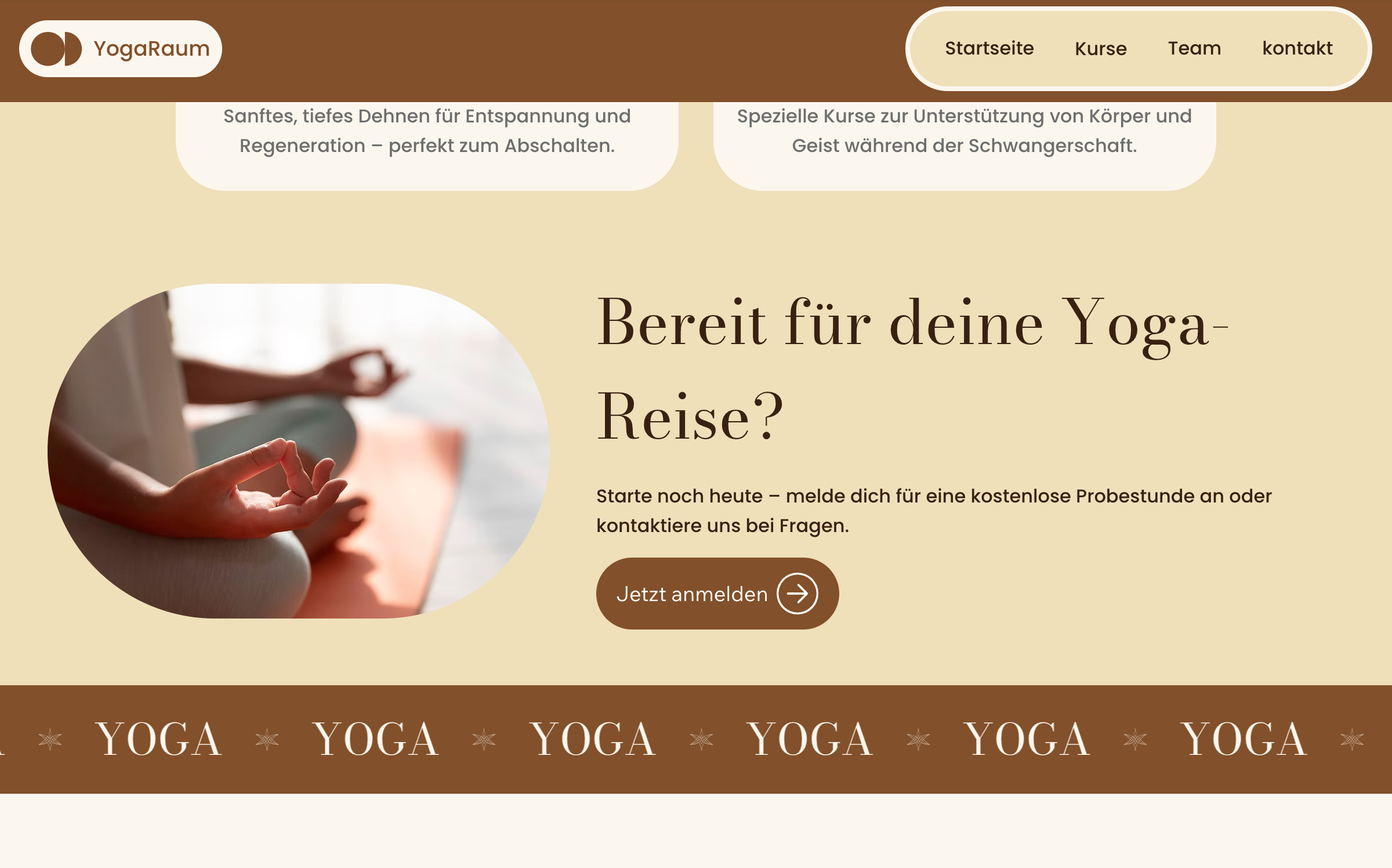 Yogaraum Home 1