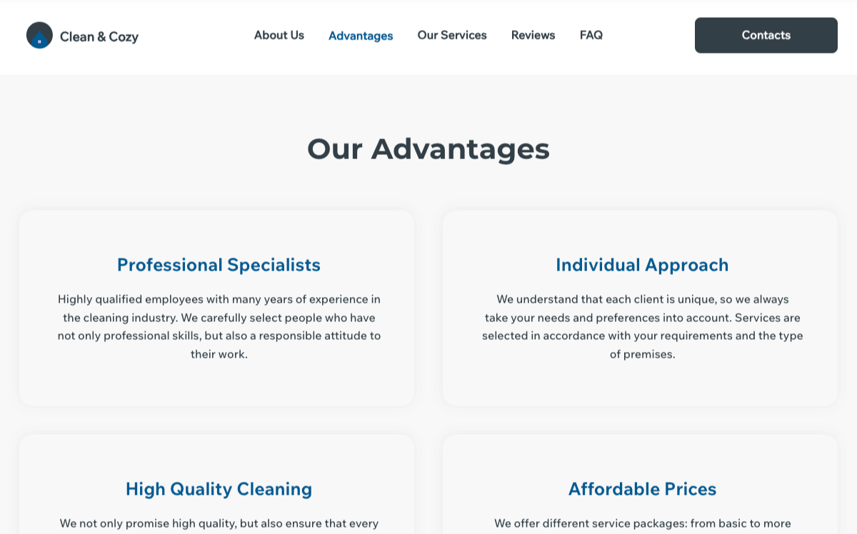 Our Advantages