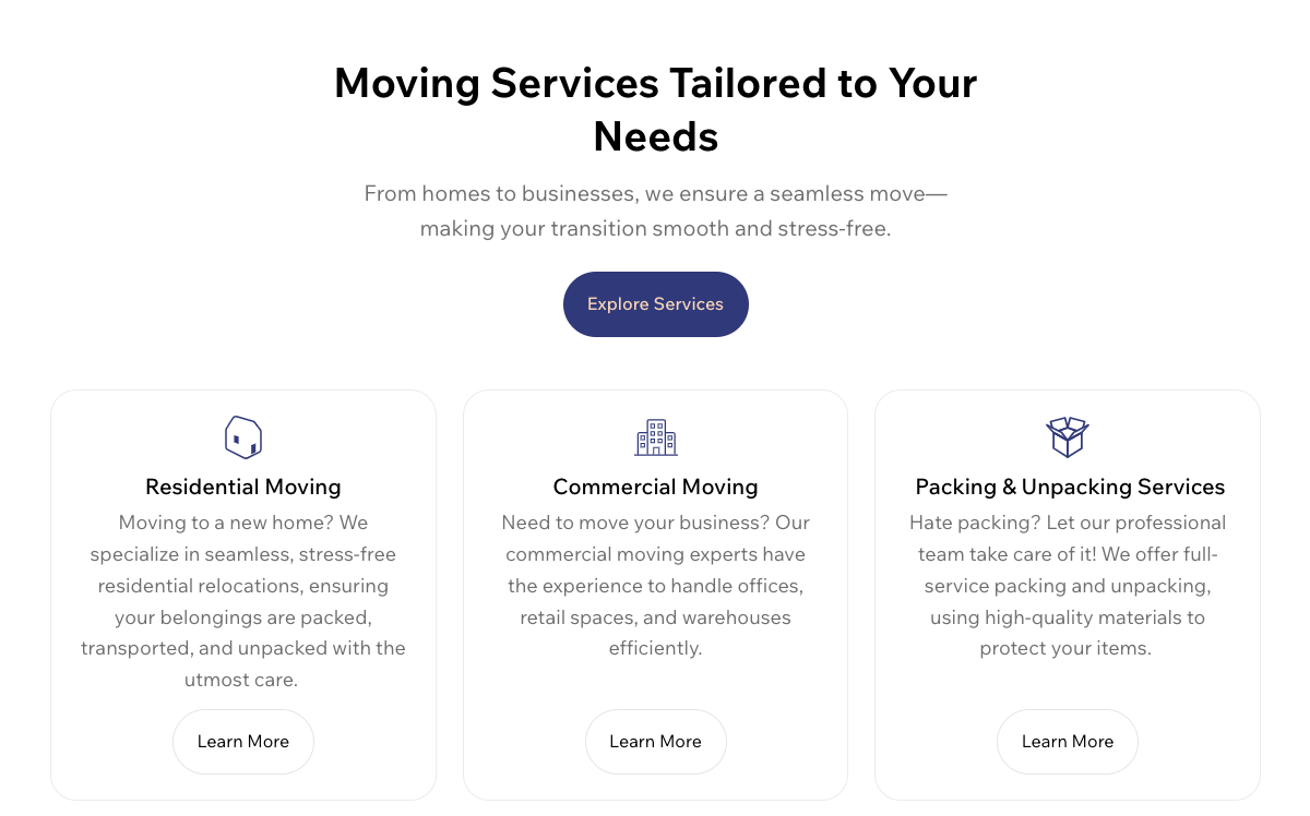 Services SwiftMove M