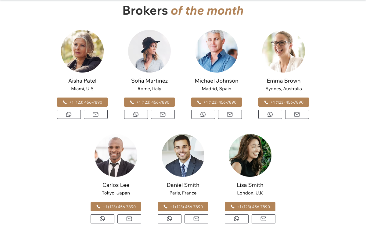 Our Brokers