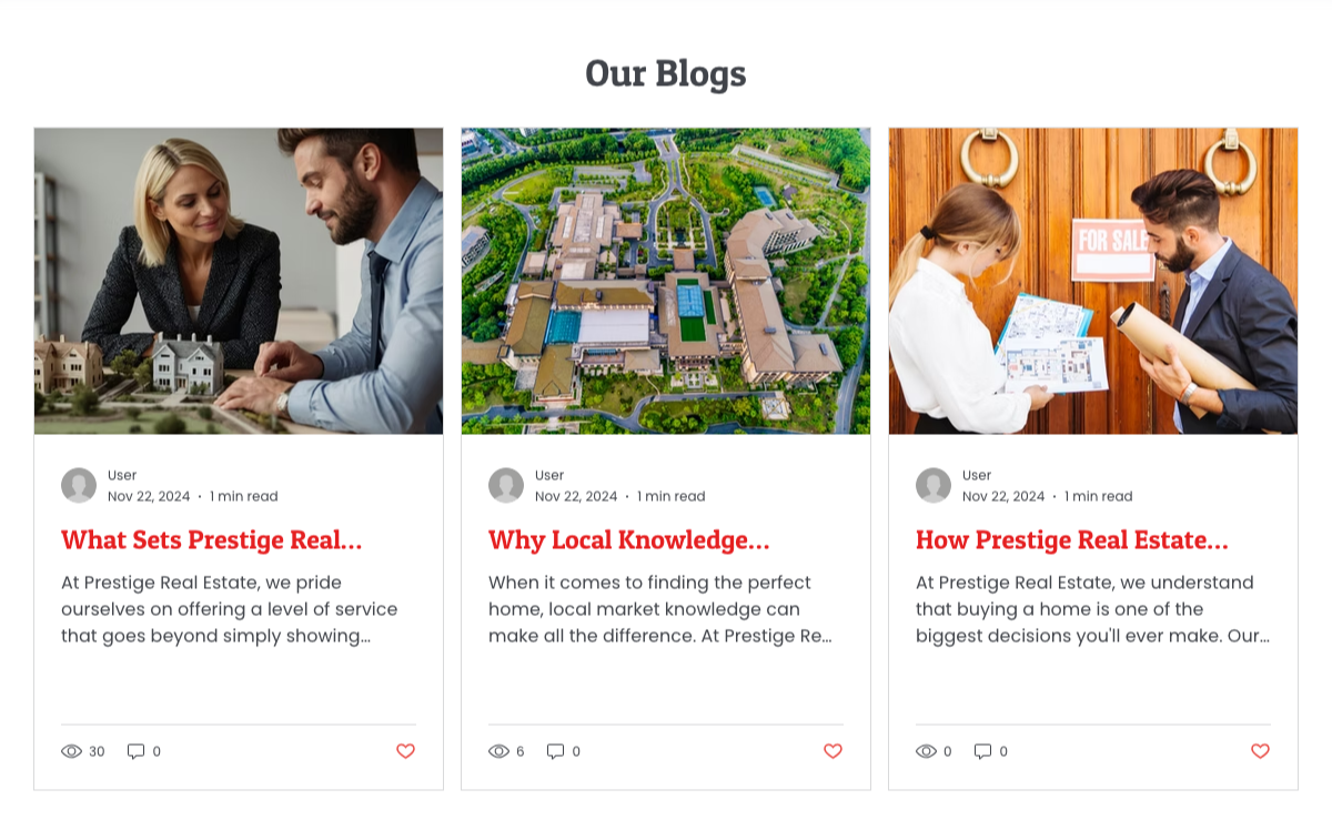 Our Blog