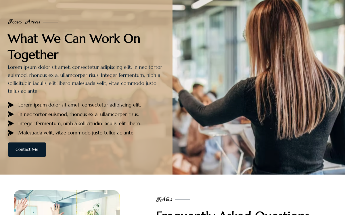 Focus Areas