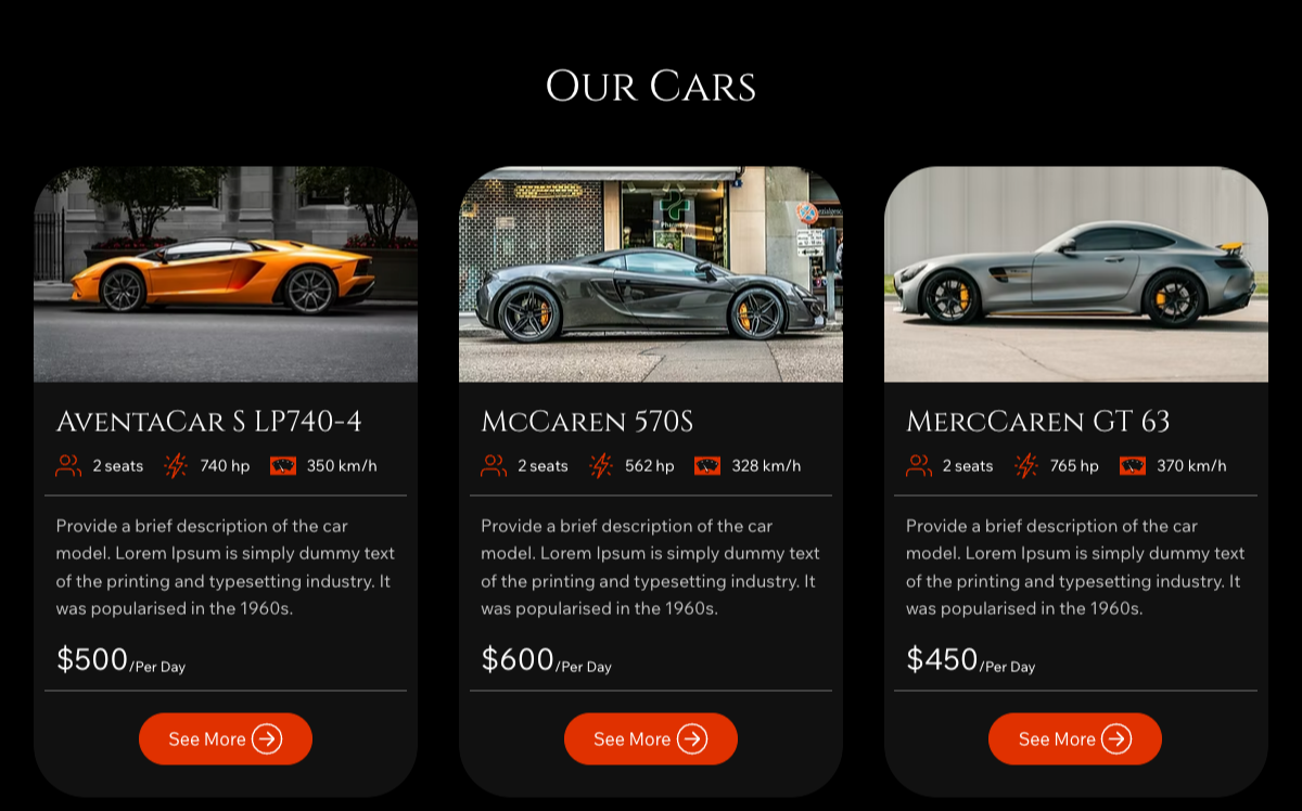 Our Cars