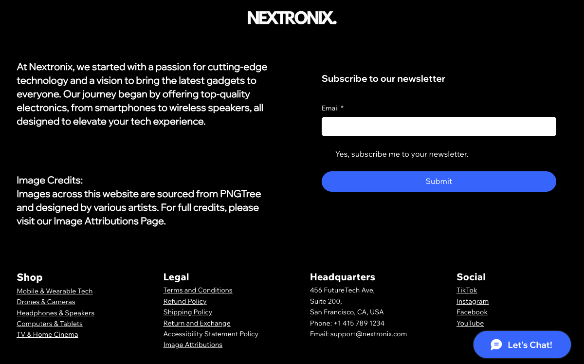 Footer Nextronix