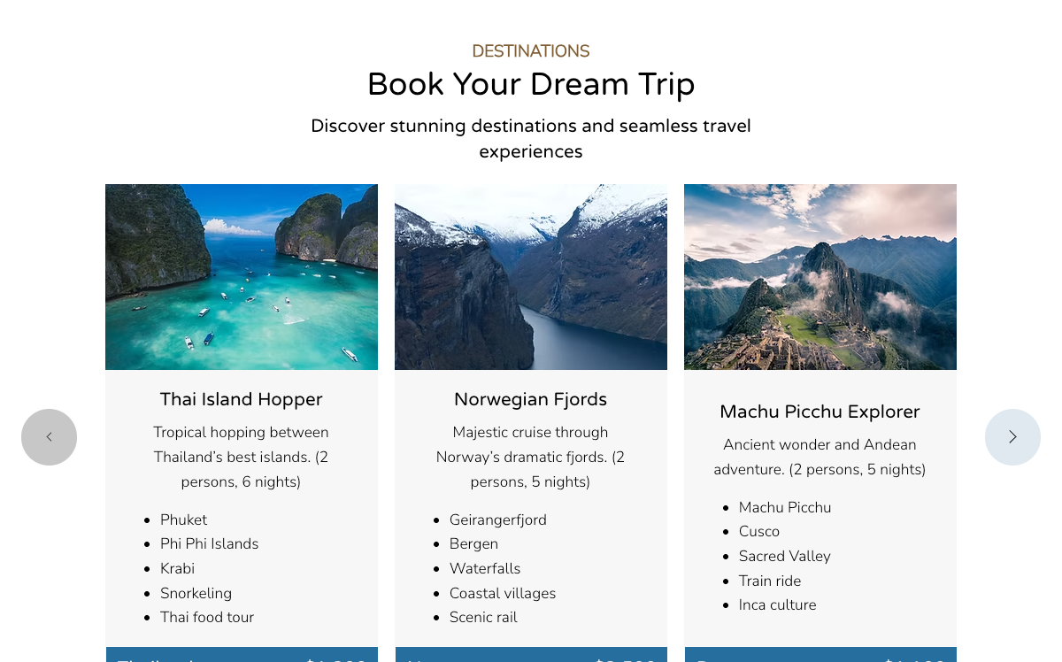Destinations