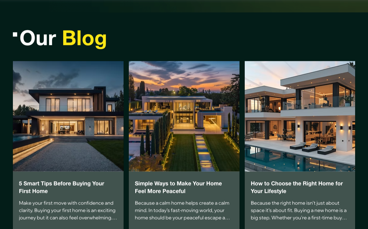 Our Blog