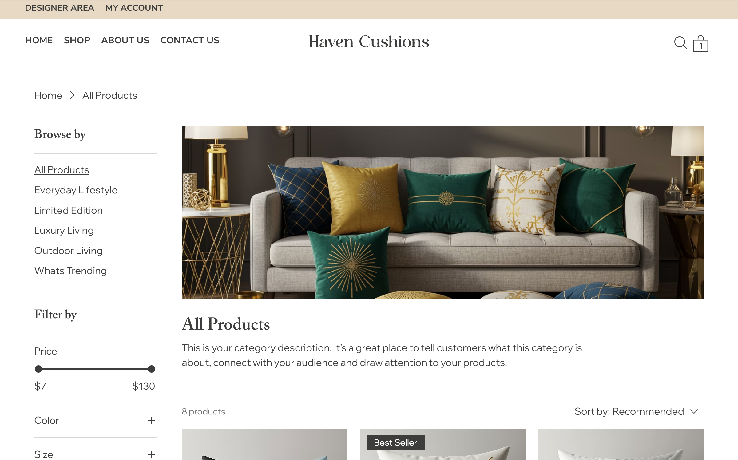 Shop Haven Cushions