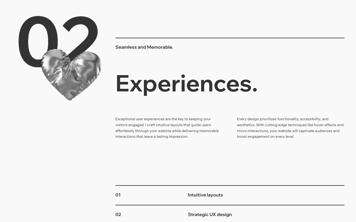 Experiences