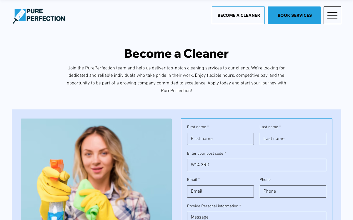 Become a Cleaner