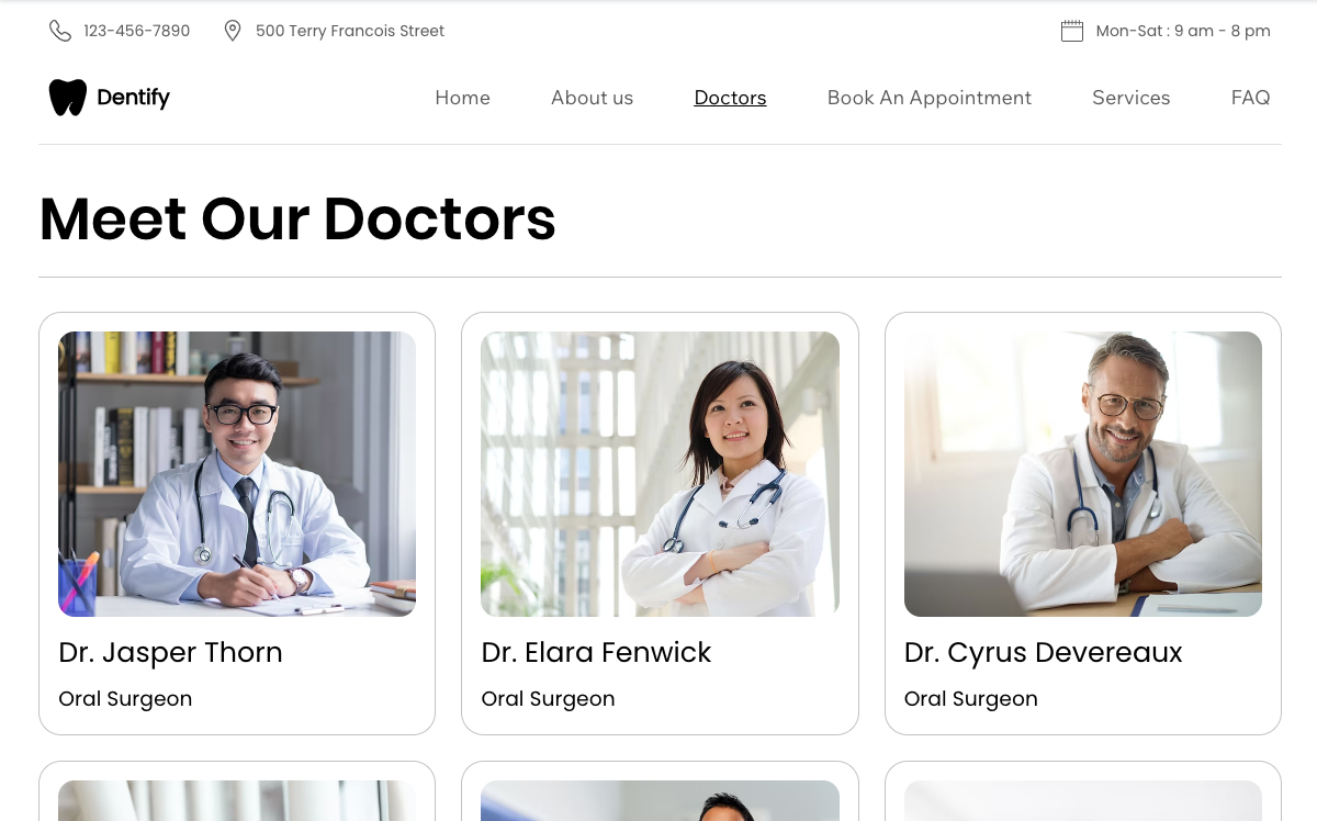 Our Doctors Dentify