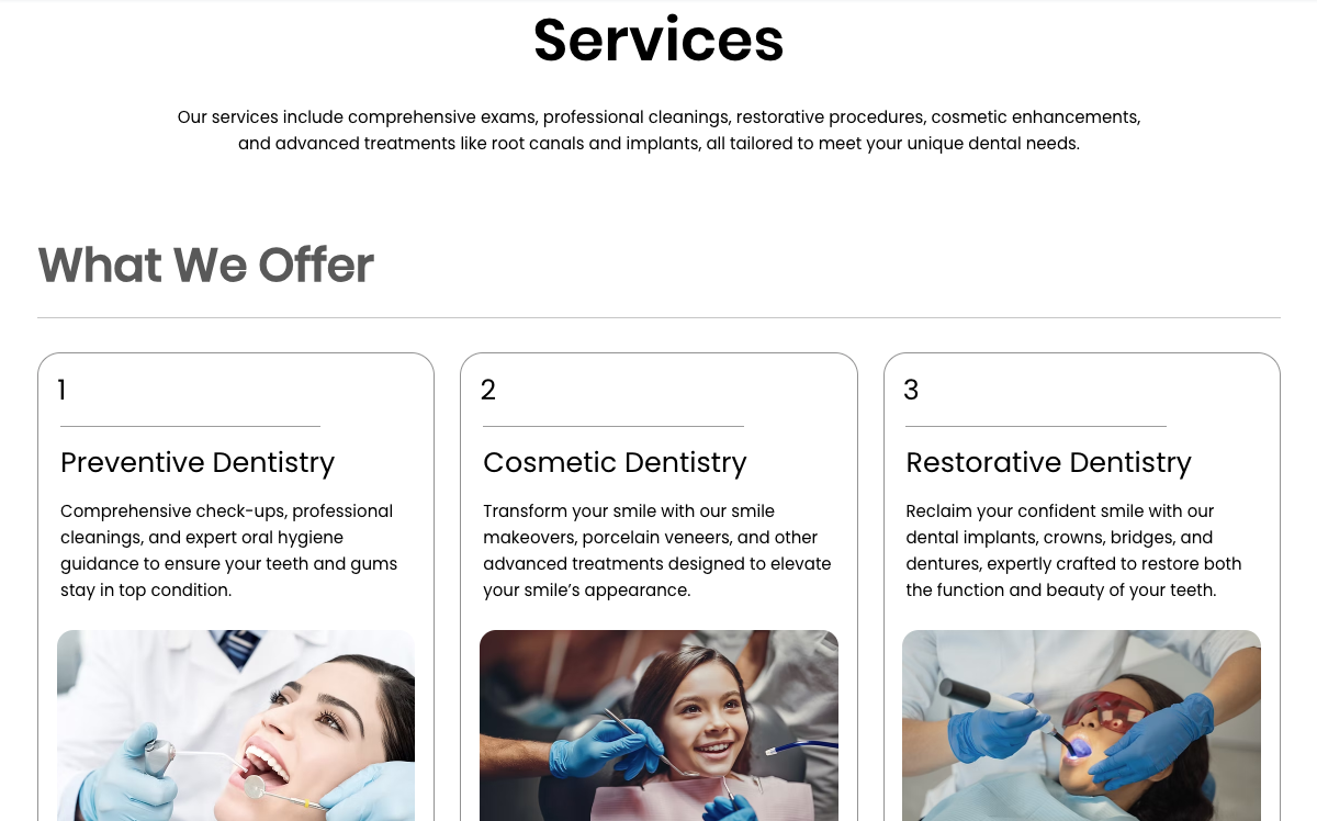 Services Dentify