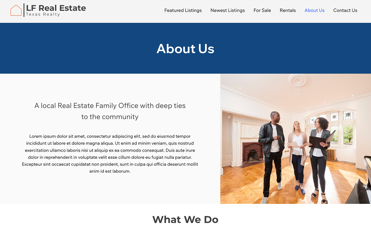 About Us Property