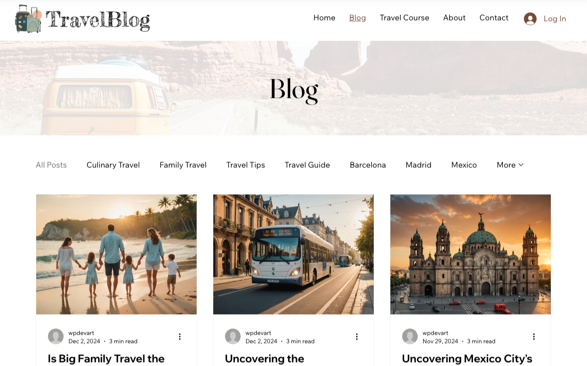 Blog Travel & Trip B