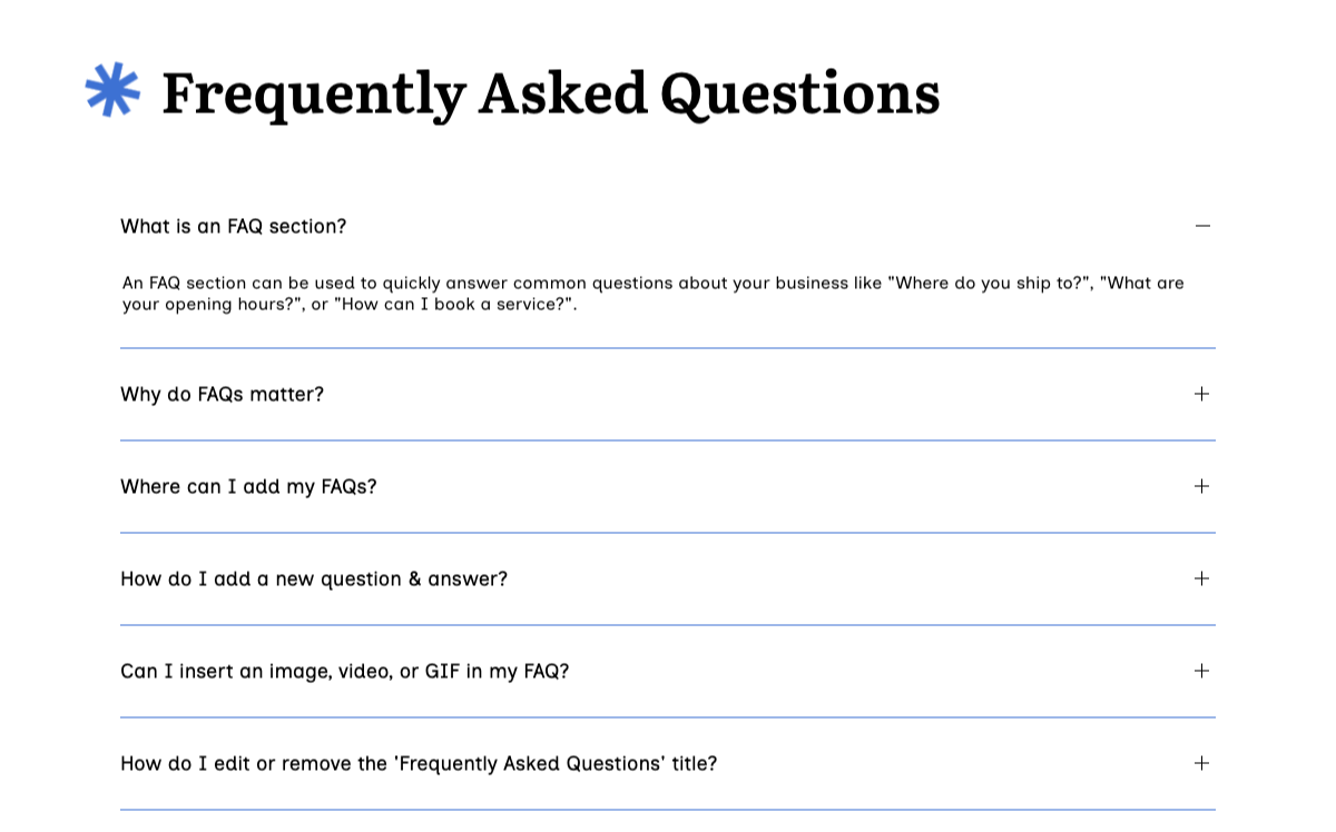 FAQ