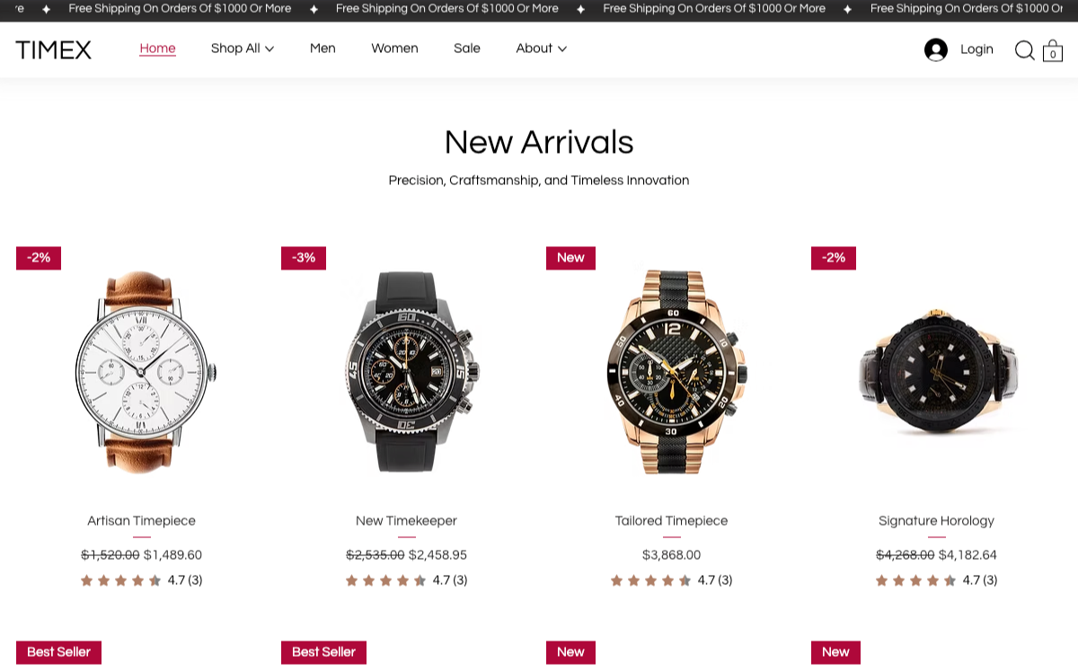 New Arrivals