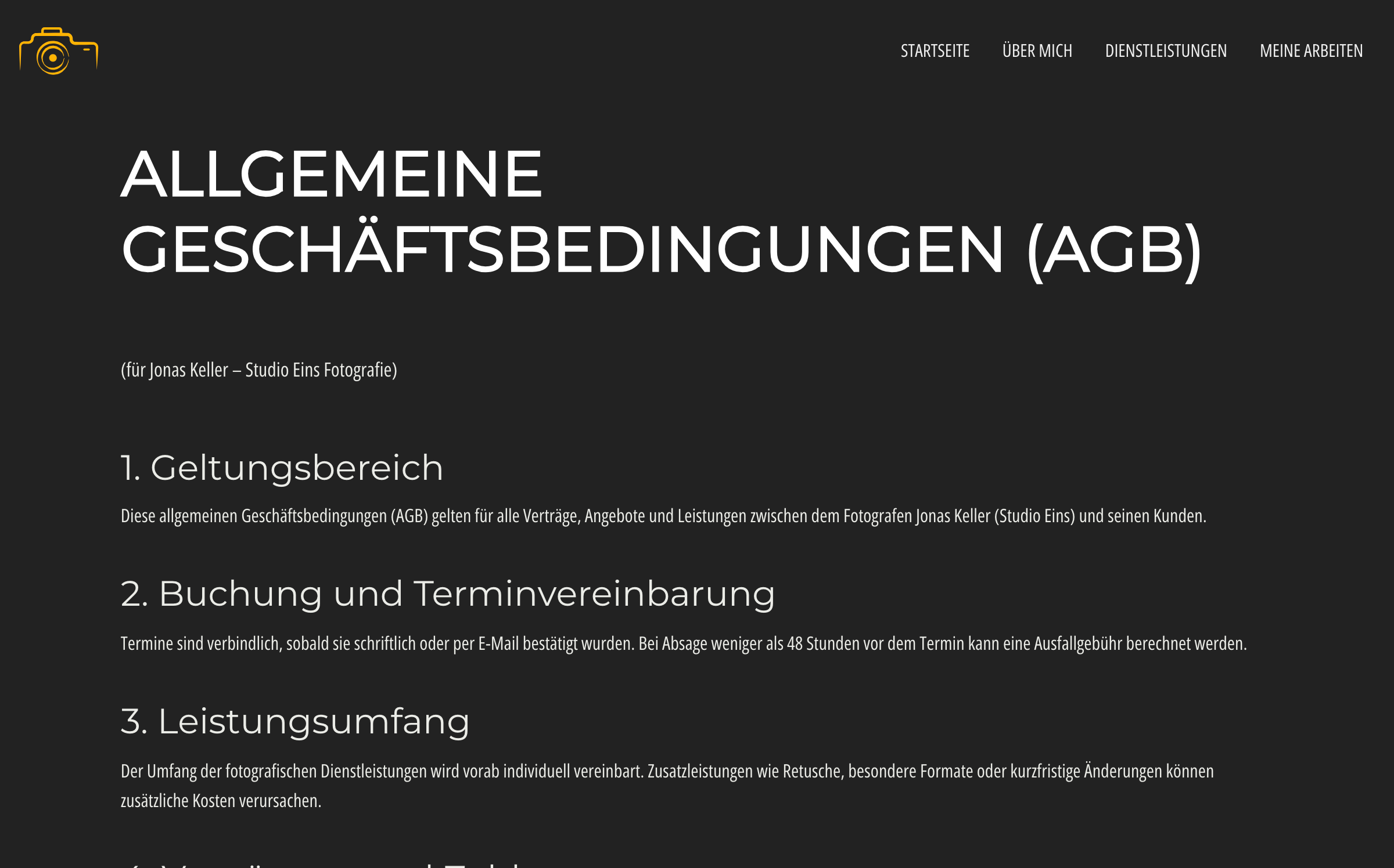 Studio Eins Pages