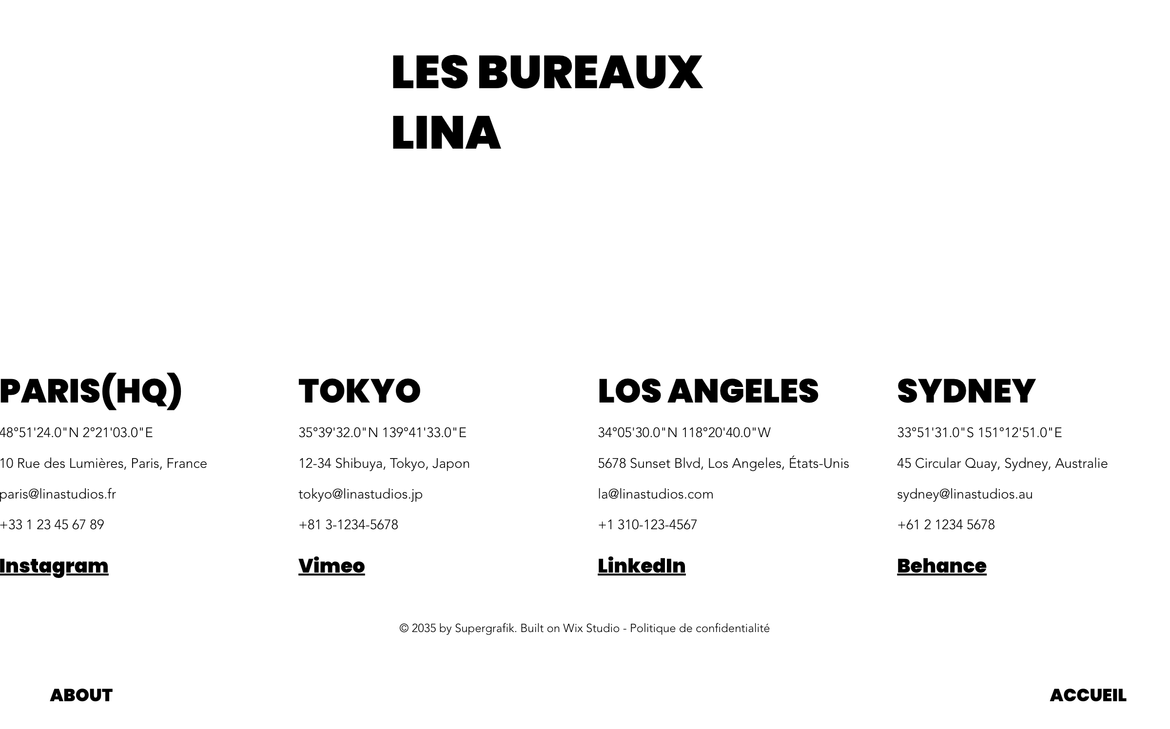 Contact Lina