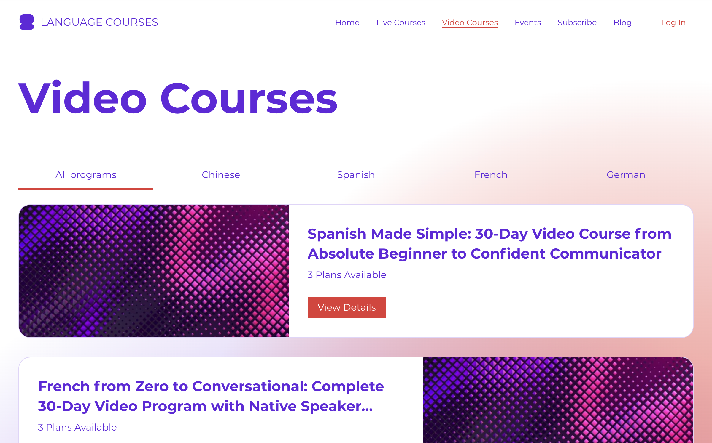 Language Courses Cou
