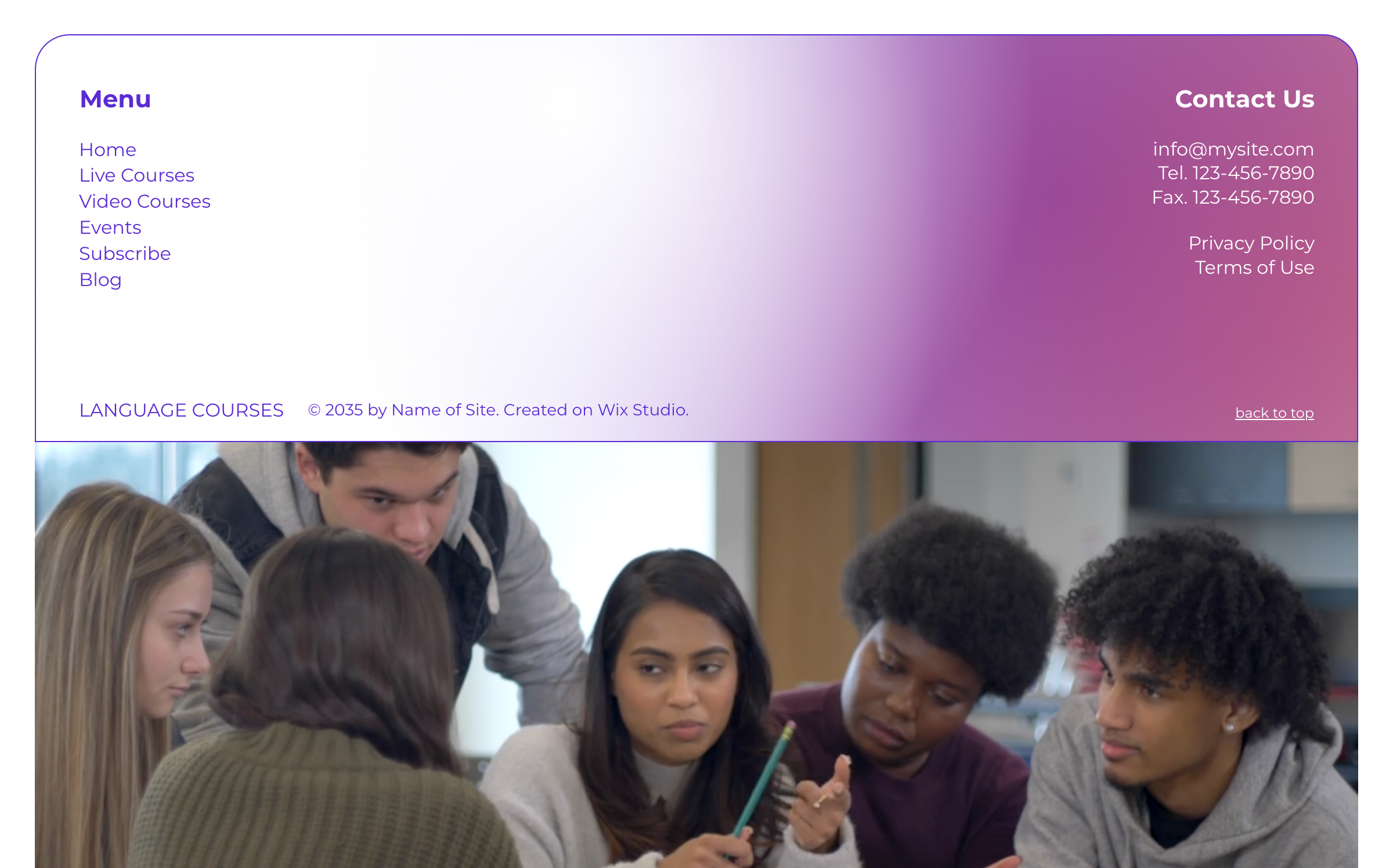 Language Courses Foo